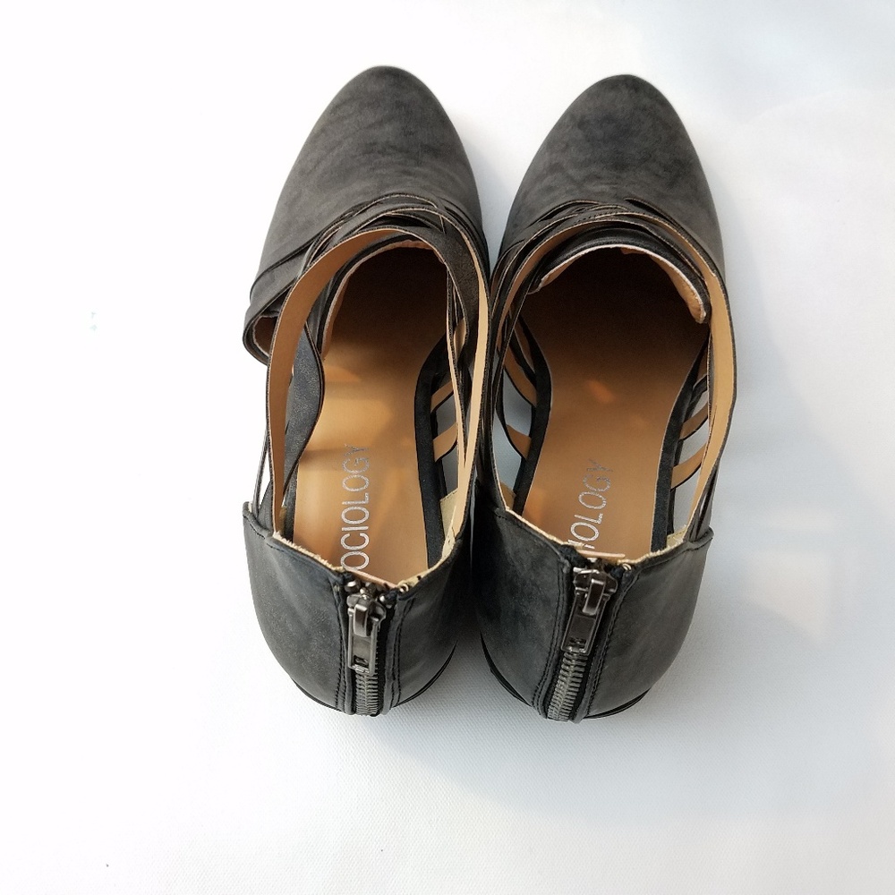 NWT Sociology braided front flats/boots-10 - Picture 3 of 4